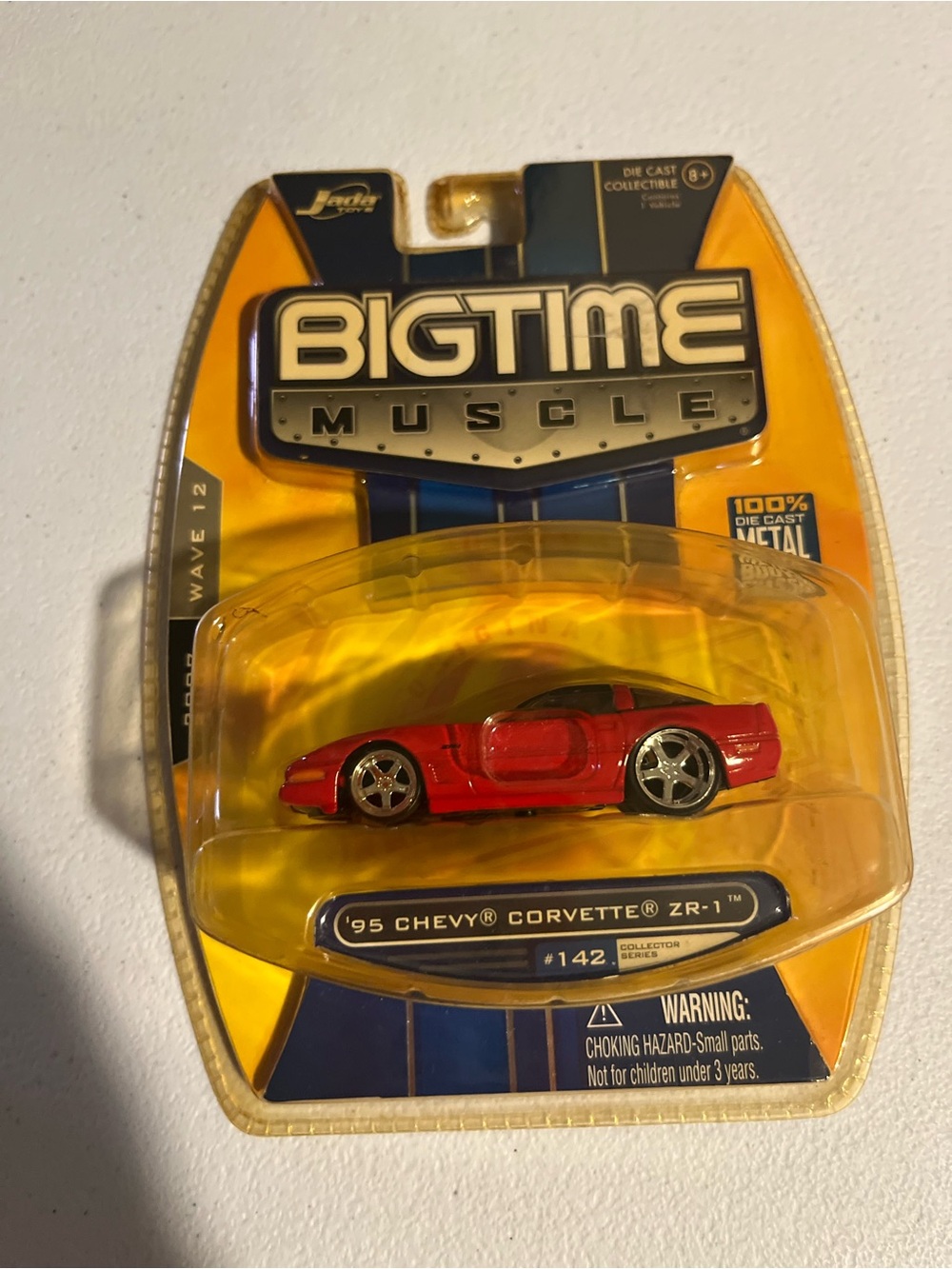 Jada Toys Big Time Muscle Car red corvette